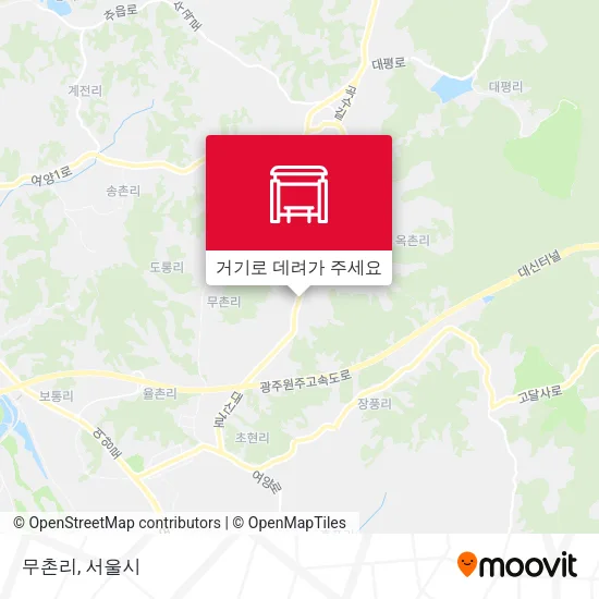 무촌리 지도