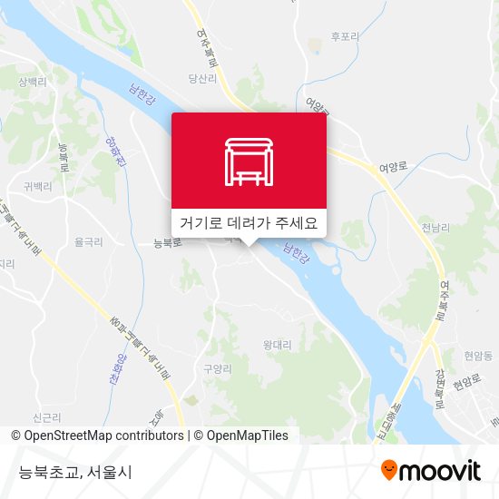 능북초교 지도