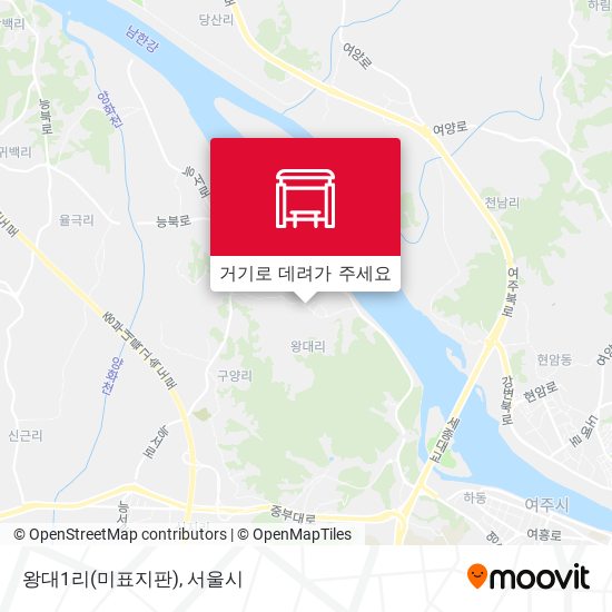 왕대1리(미표지판) 지도