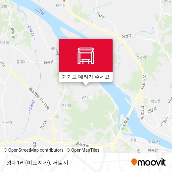 왕대1리(미표지판) 지도