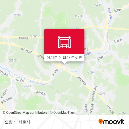 오향리 지도
