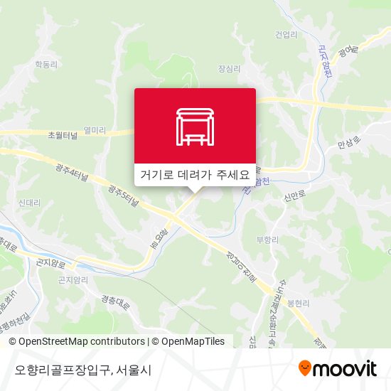 오향리골프장입구 지도