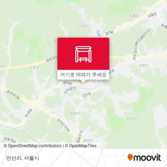 만선리 지도