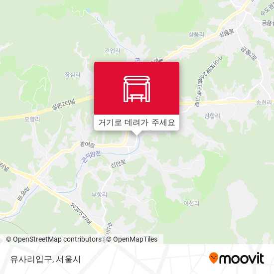 유사리입구 지도