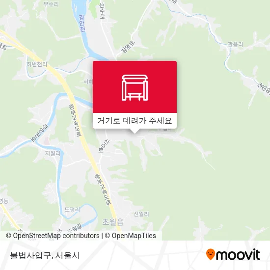 불법사입구 지도