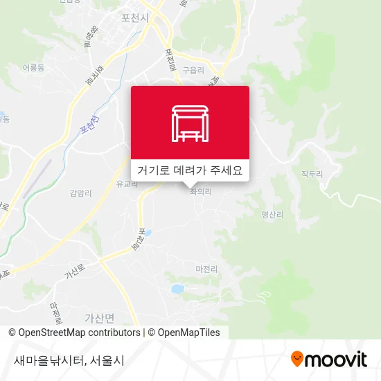 새마을낚시터 지도