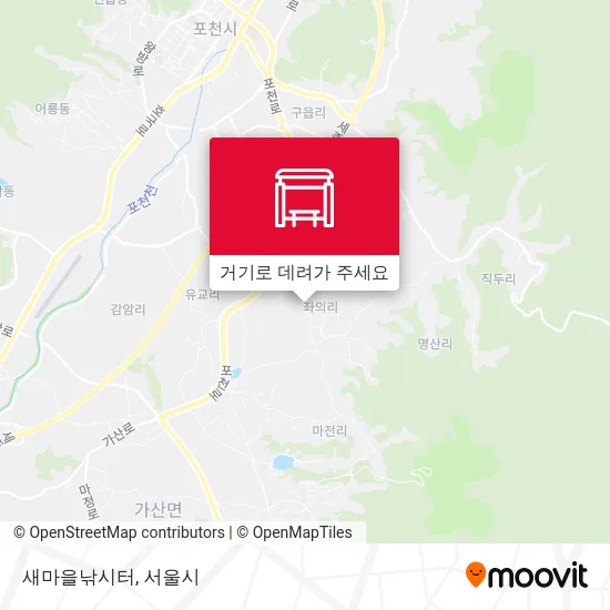 새마을낚시터 지도