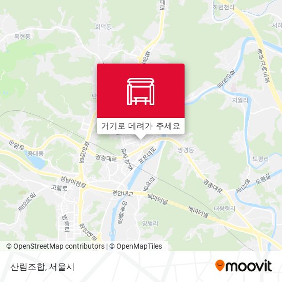 산림조합 지도