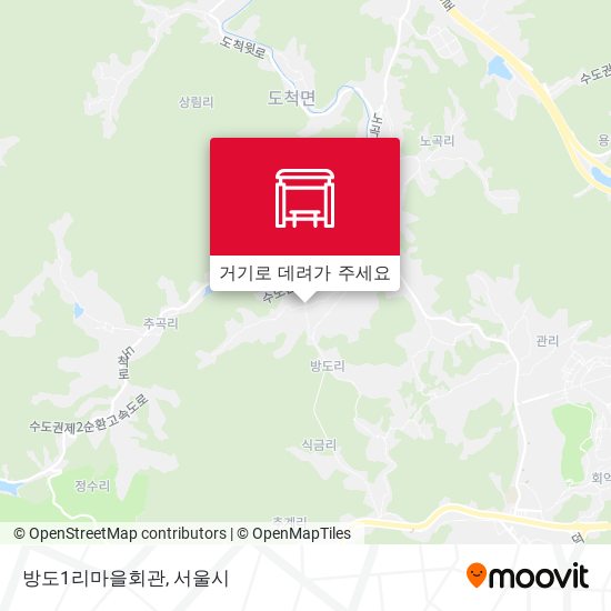 방도1리마을회관 지도