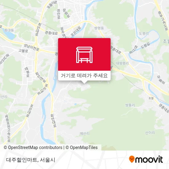 대주할인마트 지도