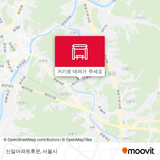 신일아파트후문 지도