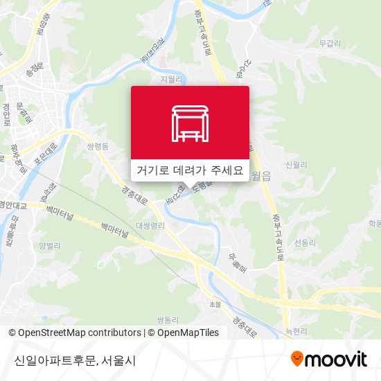 신일아파트후문 지도
