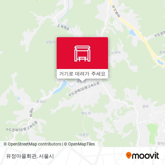 유정마을회관 지도