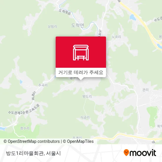 방도1리마을회관 지도