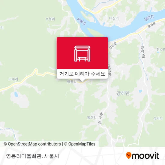 영동리마을회관 지도