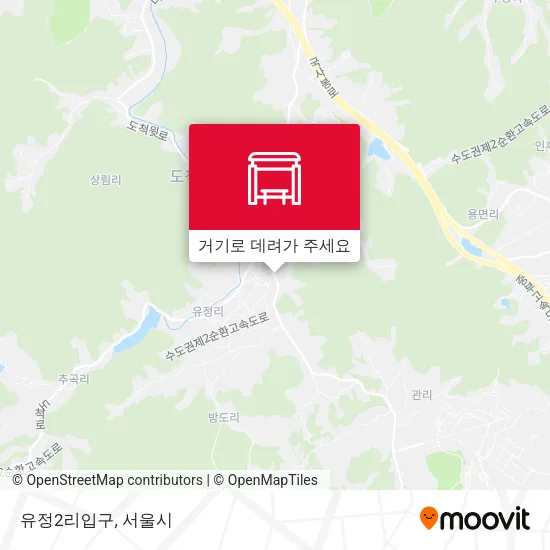 유정2리입구 지도