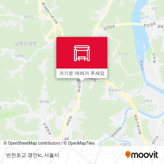 번천초교.경안Ic 지도