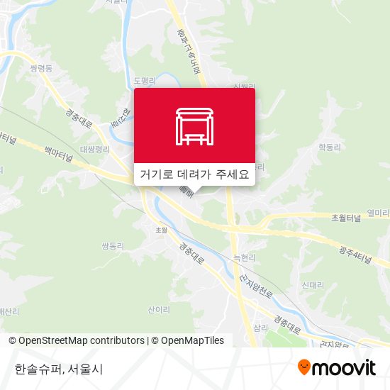 한솔슈퍼 지도