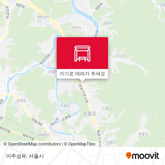 아주섬유 지도