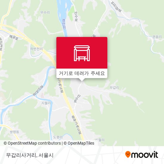 무갑리사거리 지도