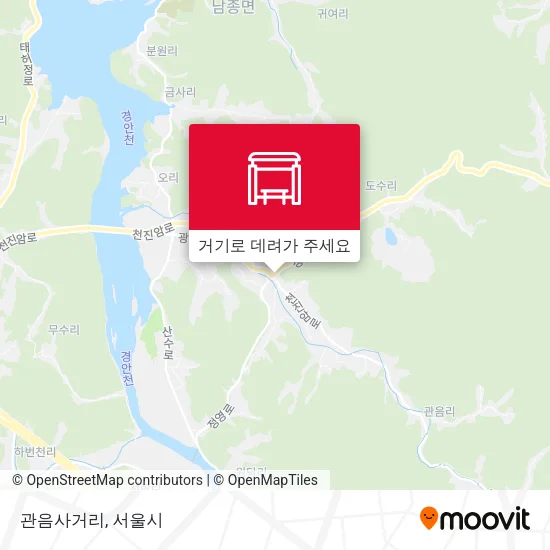 관음사거리 지도