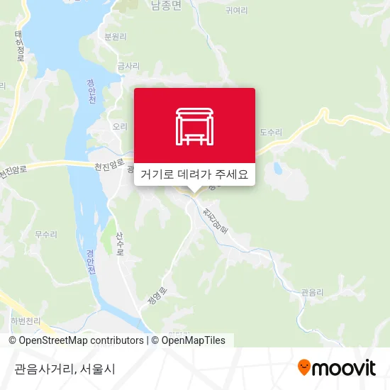 관음사거리 지도