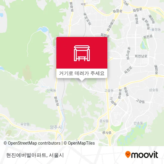 현진에버빌아파트 지도