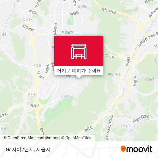 Gs자이2단지 지도