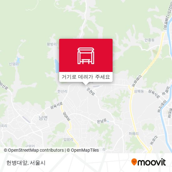 헌병대앞 지도