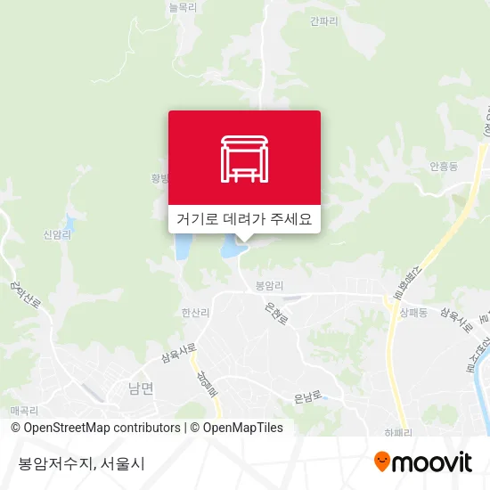봉암저수지 지도