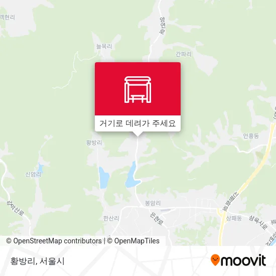 황방리 지도