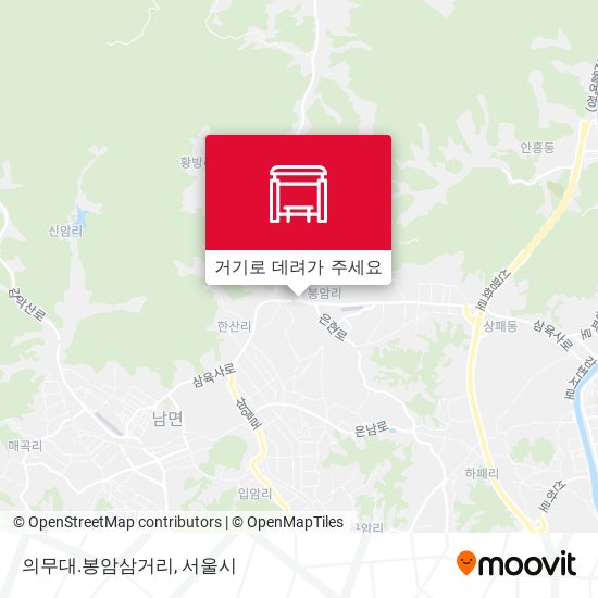 의무대.봉암삼거리 지도