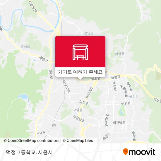 덕정고등학교 지도