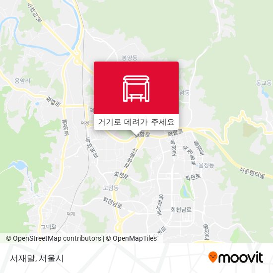 서재말 지도