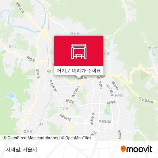 서재말 지도