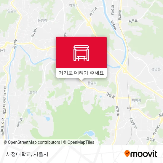 서정대학교 지도