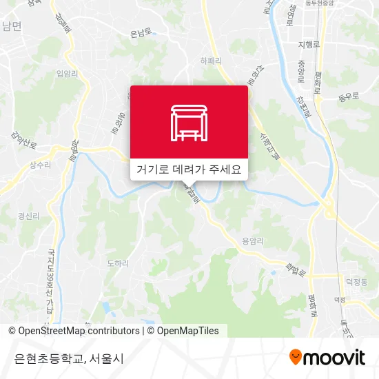 은현초등학교 지도