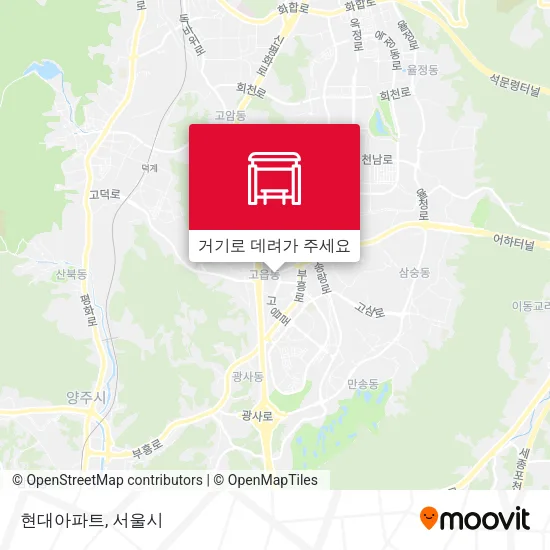 현대아파트 지도