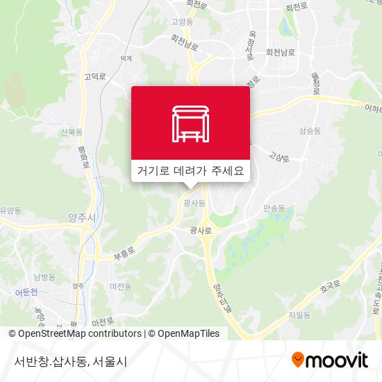 서반창.삽사동 지도