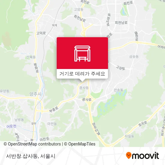 서반창.삽사동 지도