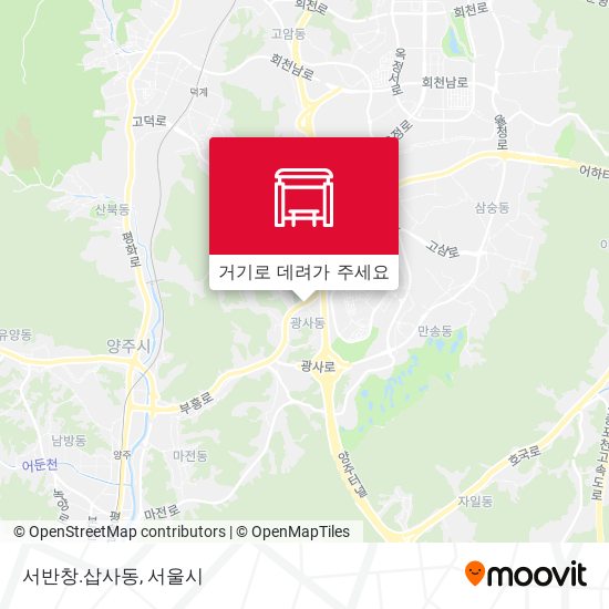 서반창.삽사동 지도
