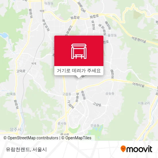 유람천랜드 지도