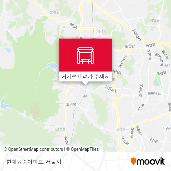 현대윤중아파트 지도
