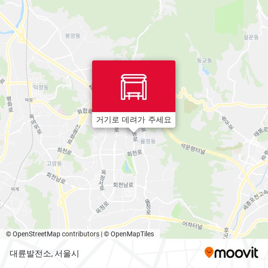 대륜발전소 지도