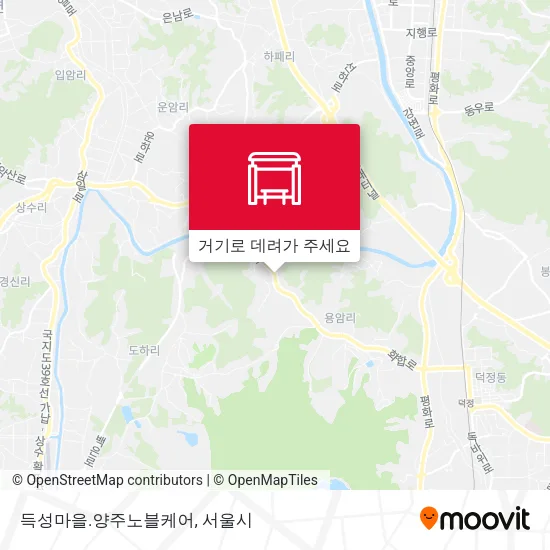 득성마을.양주노블케어 지도