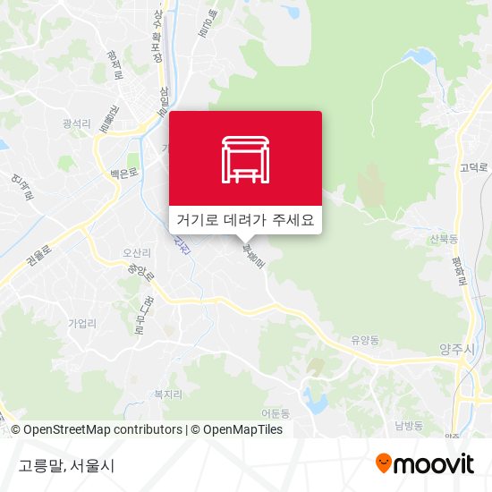 고릉말 지도