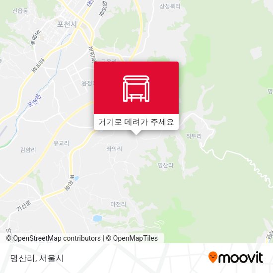 명산리 지도