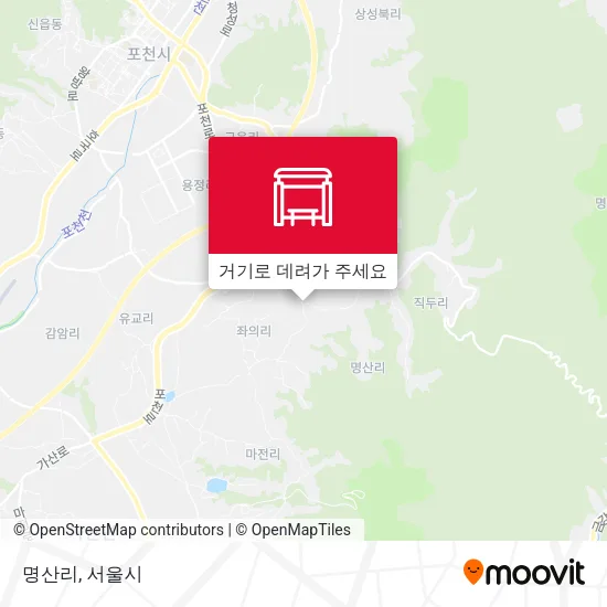 명산리 지도