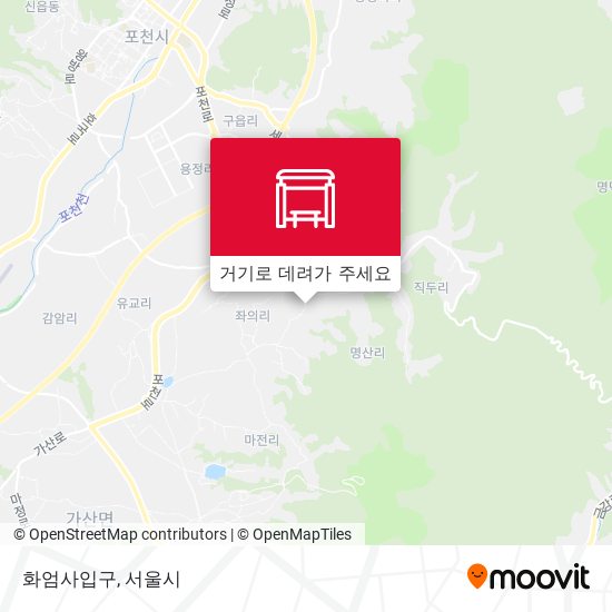 화엄사입구 지도