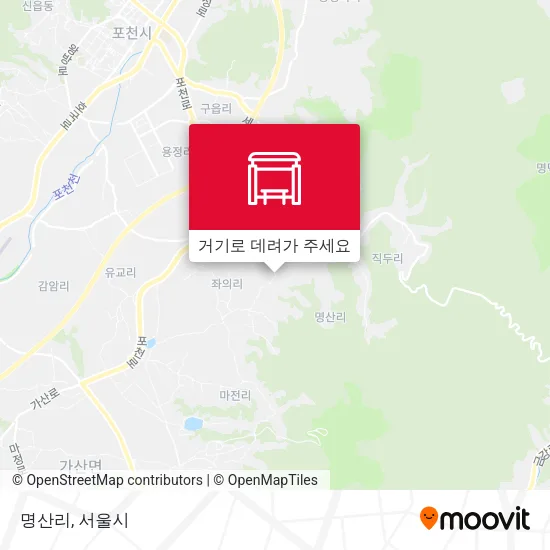 명산리 지도